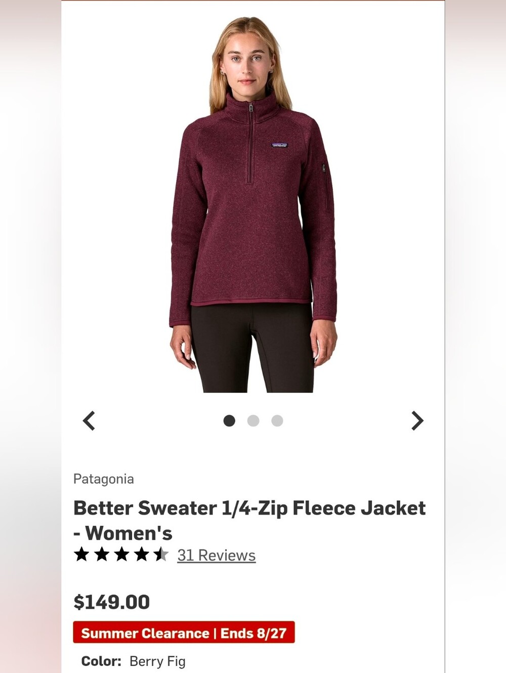 Patagonia Sweater